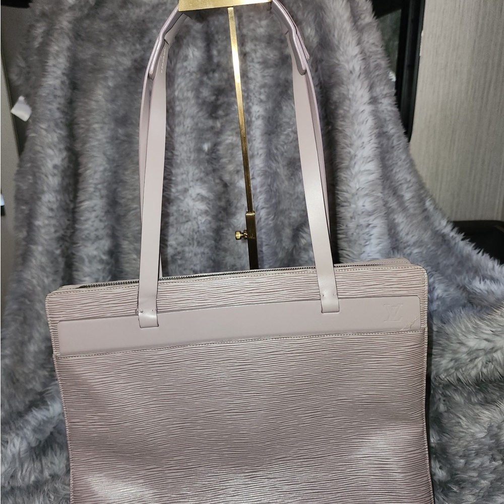 Louis Vuitton Croisette Lilac Epi Tote Bag AUTHENTIC